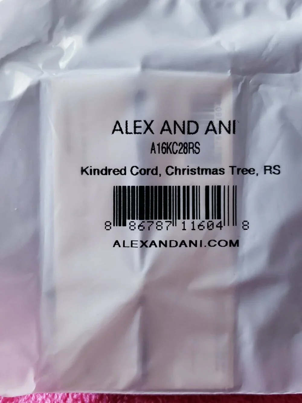 NWT Alex and Ani Kindred Cord Christmas Tree Bracelet 521